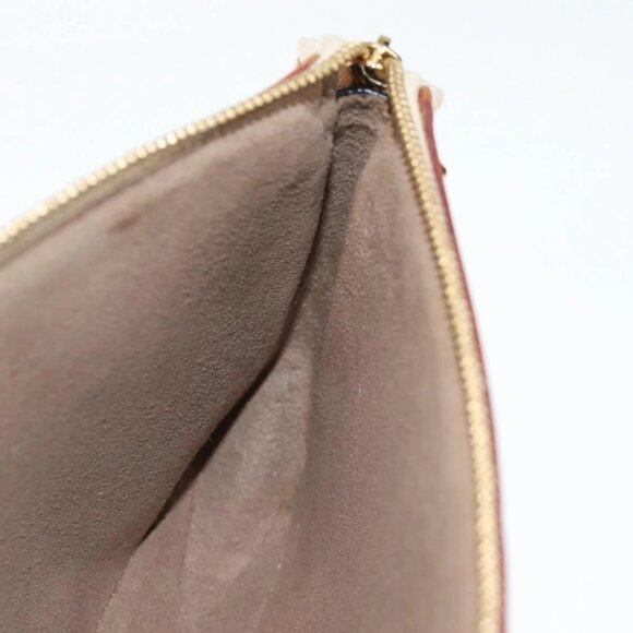 LOUIS VUITTON Multicolor Pochette Accessoires Pouch Black M92648 LV Auth 133185V - Picture 13 of 16